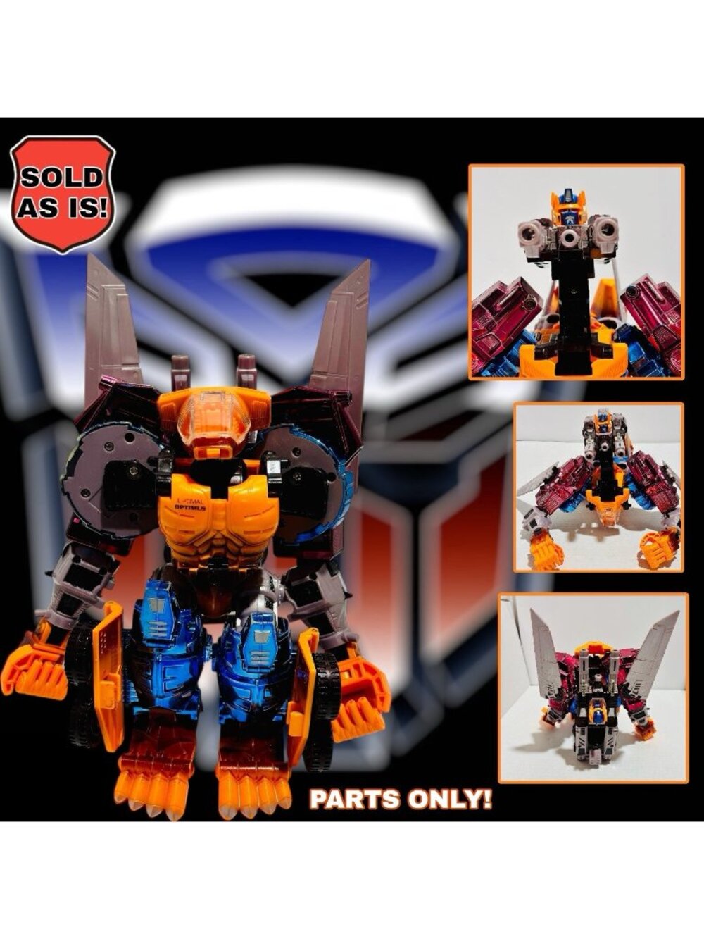 Transformers Vintage Beast Wars Transmetal 2 OPTIMAL OPTIMUS PRIMAL- Parts Only!